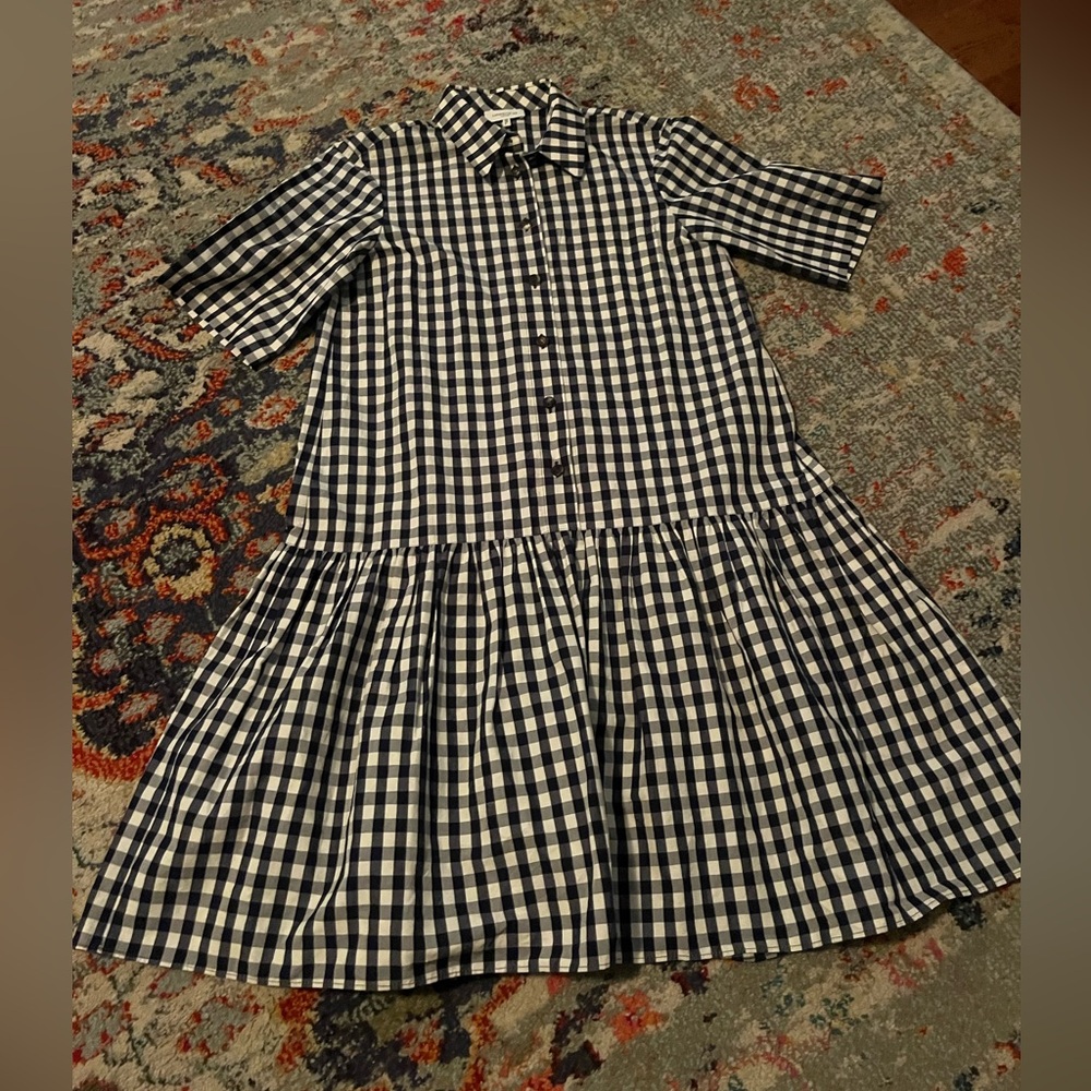 Lafayette 148 New York Womens Troy Dress, navy, size S, perfect condition - Picture 6 of 6